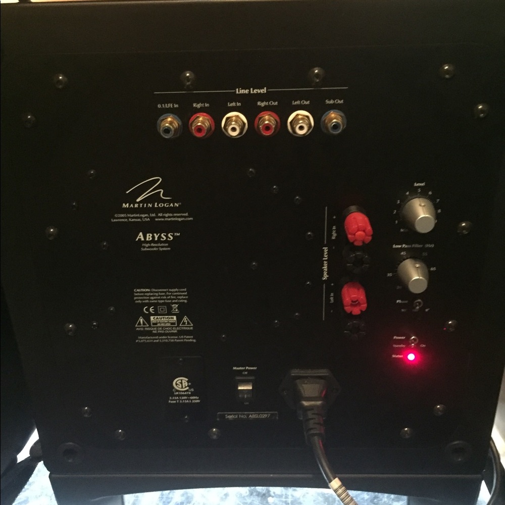 Martin Logan subwoofer - Picture 5 of 5